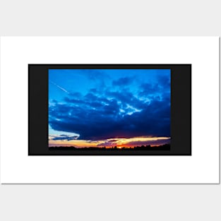 Blue Sunset Posters and Art